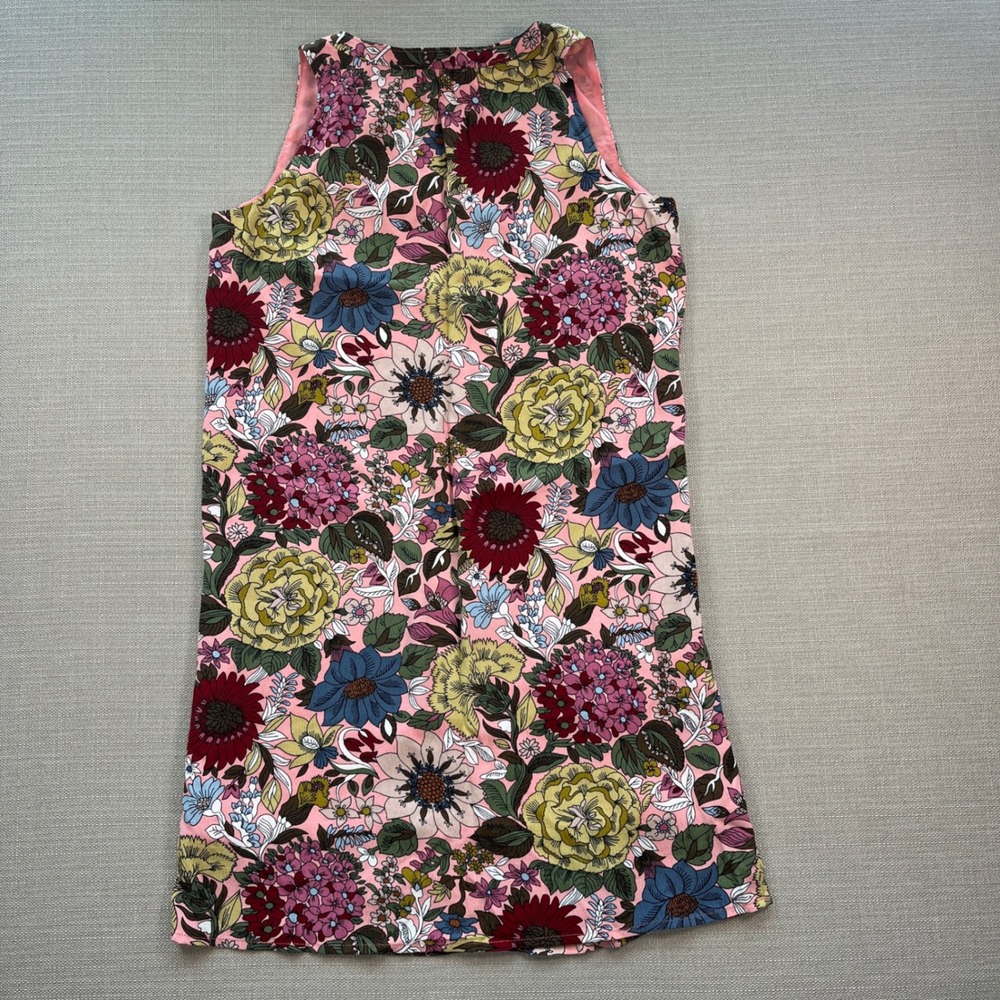 LOFT Petites Pink‎ Floral Sleeveless Shift Dress XSP New With Tags - Picture 3 of 7